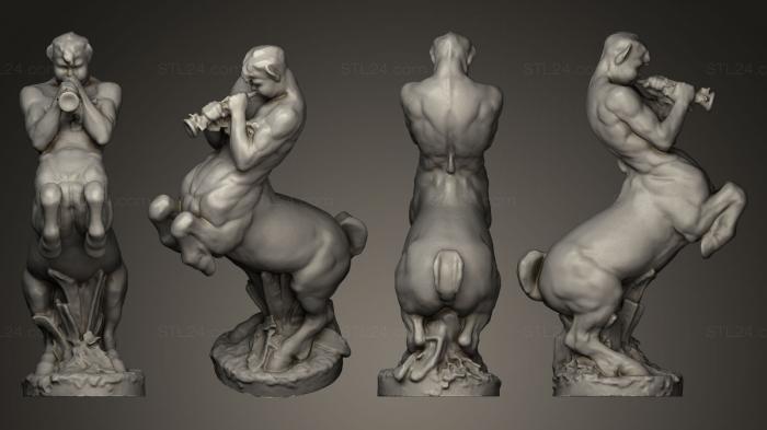Statues antique and historical (Dancing Centaur, STKA_0786) 3D models for cnc